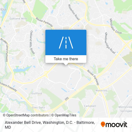 Alexander Bell Drive map