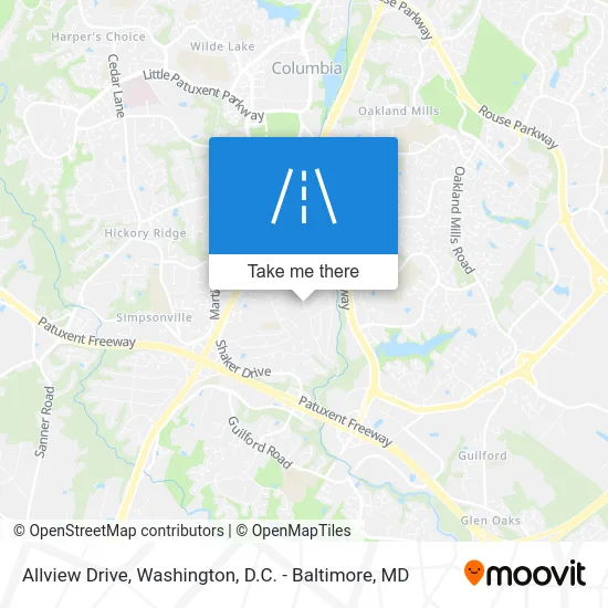 Allview Drive map