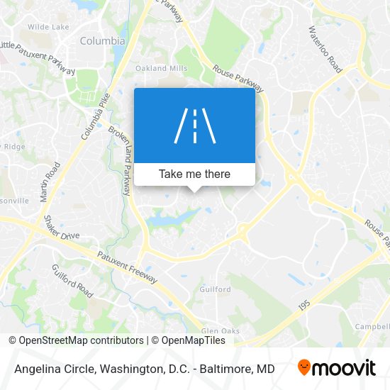 Mapa de Angelina Circle
