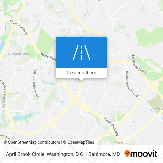 April Brook Circle map