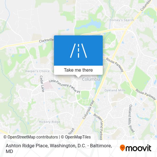 Mapa de Ashton Ridge Place