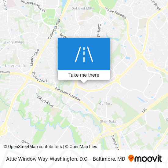 Mapa de Attic Window Way