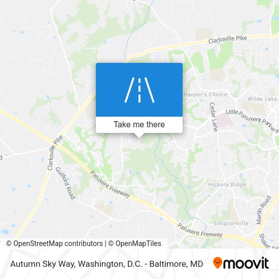 Autumn Sky Way map