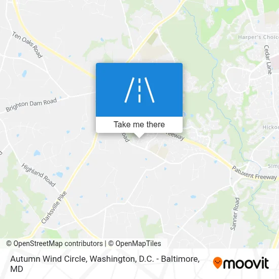 Autumn Wind Circle map