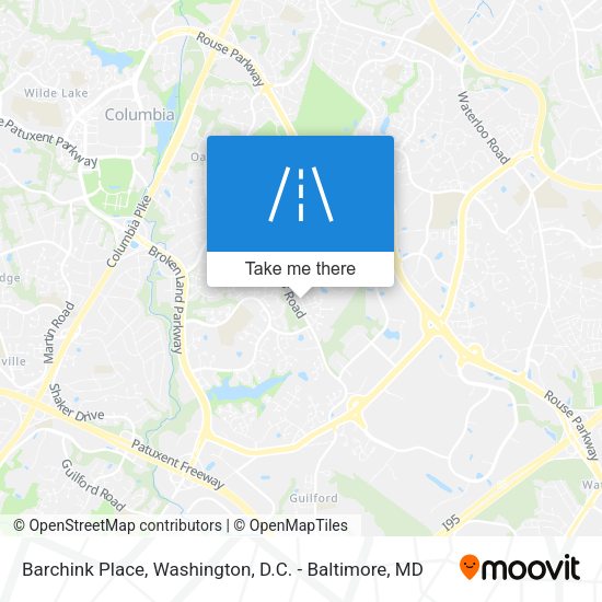 Barchink Place map