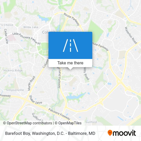 Barefoot Boy map