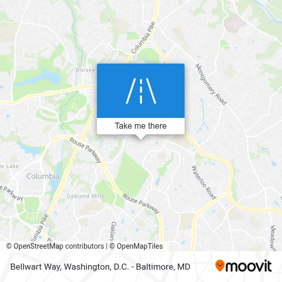 Bellwart Way map