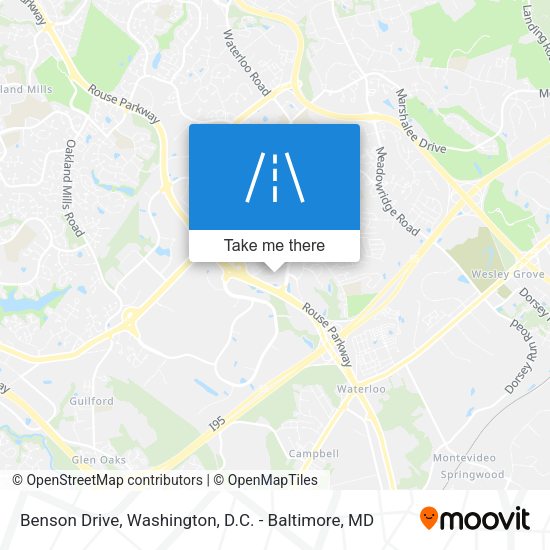 Benson Drive map