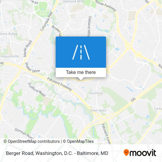 Berger Road map