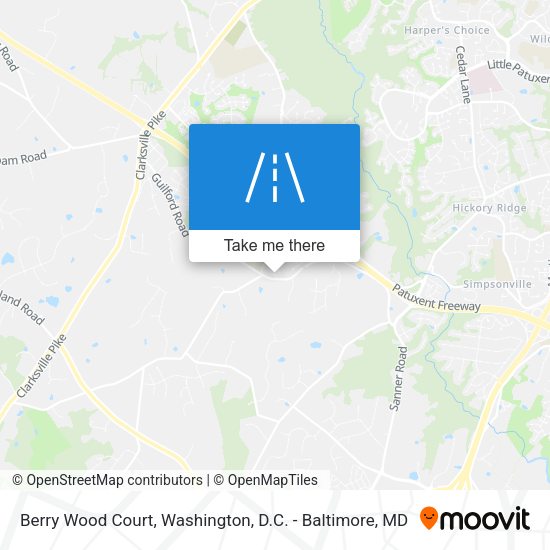 Mapa de Berry Wood Court
