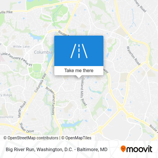Big River Run map
