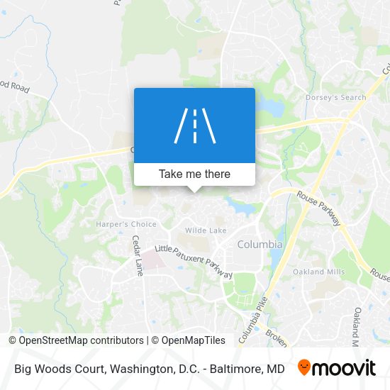 Mapa de Big Woods Court