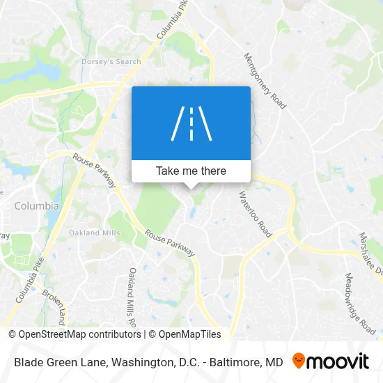 Blade Green Lane map