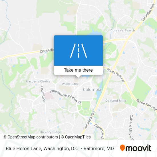 Blue Heron Lane map