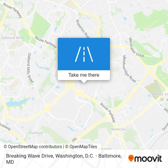 Breaking Wave Drive map