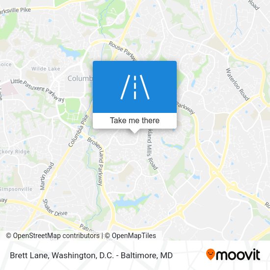 Mapa de Brett Lane