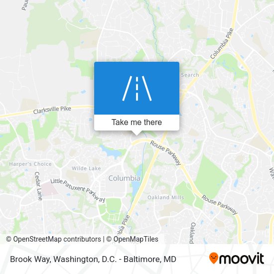 Mapa de Brook Way