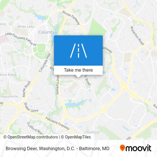 Browsing Deer map