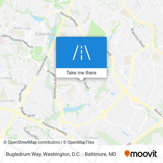Bugledrum Way map