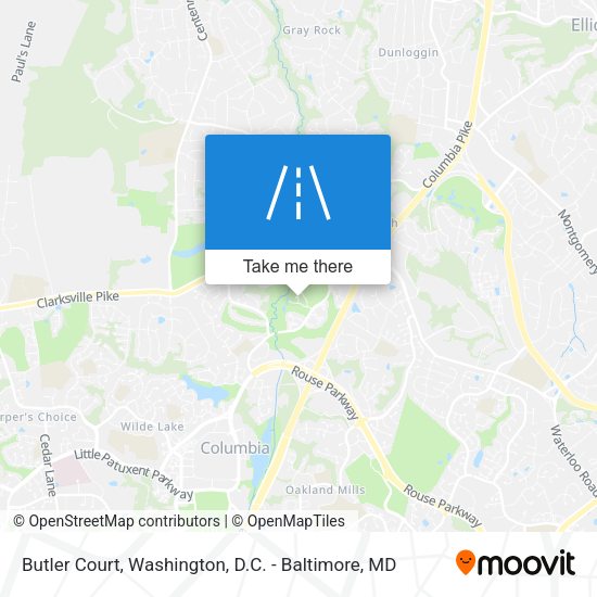 Mapa de Butler Court