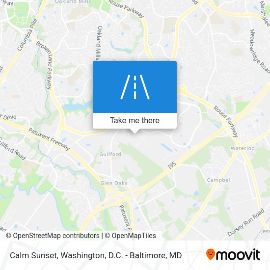 Calm Sunset map