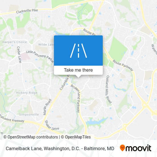 Mapa de Camelback Lane