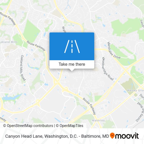 Mapa de Canyon Head Lane