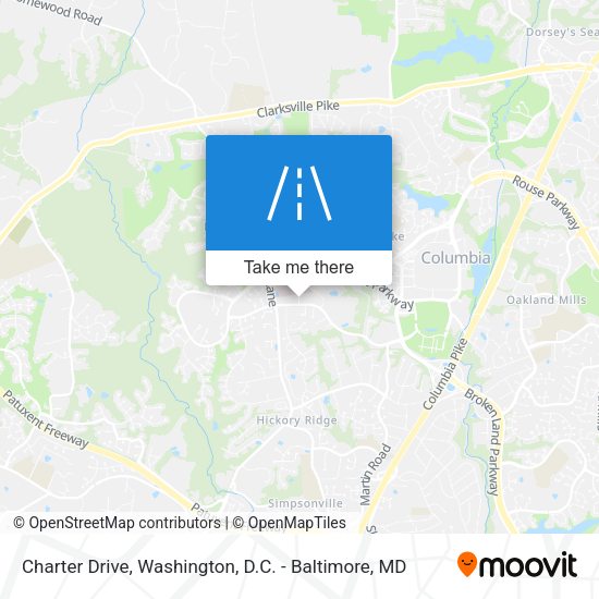 Charter Drive map