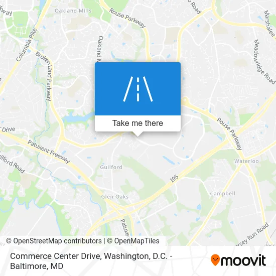 Commerce Center Drive map