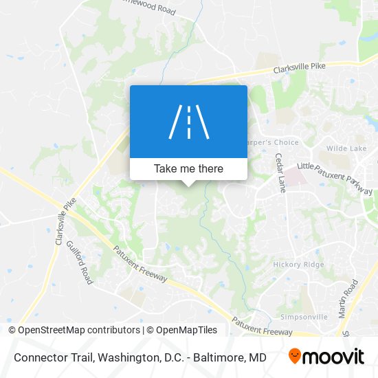 Connector Trail map