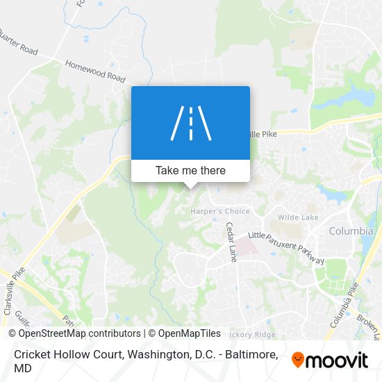 Cricket Hollow Court map