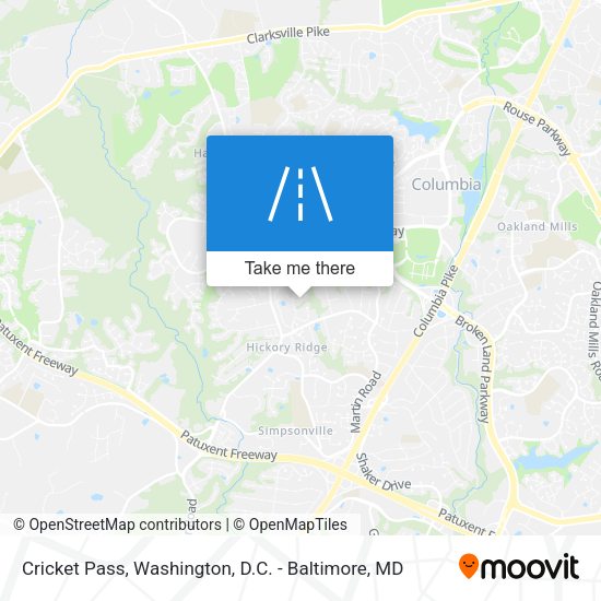 Mapa de Cricket Pass