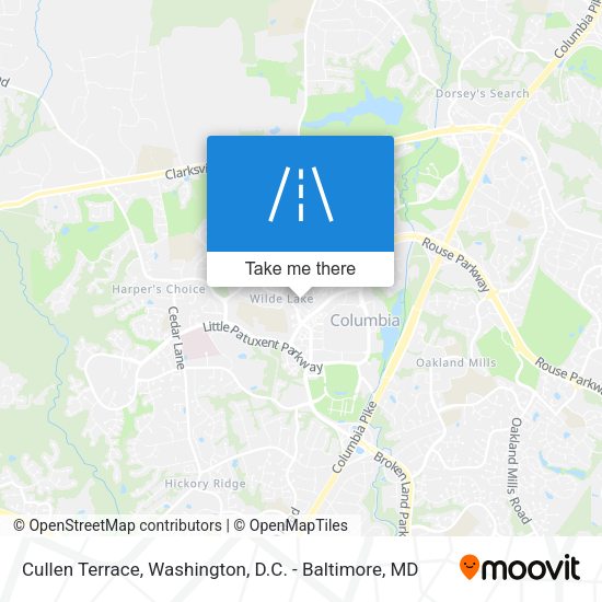 Cullen Terrace map