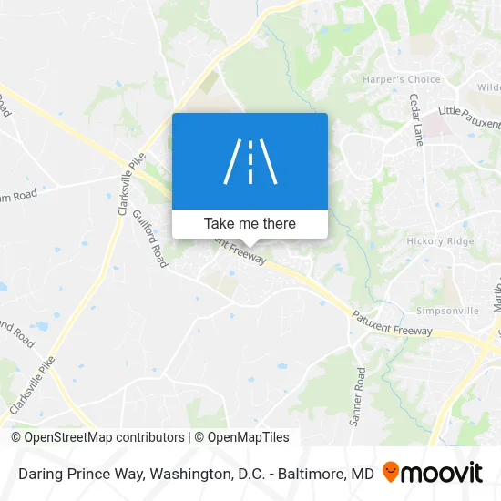 Daring Prince Way map