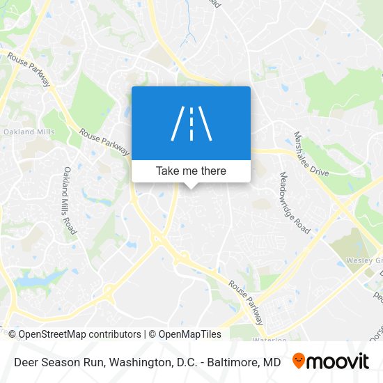 Deer Season Run map