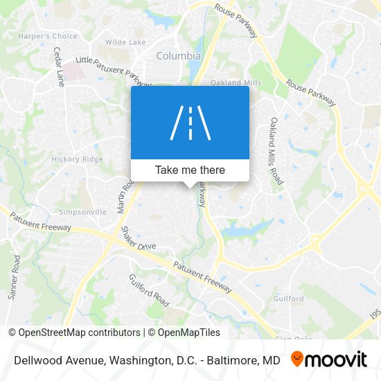 Dellwood Avenue map