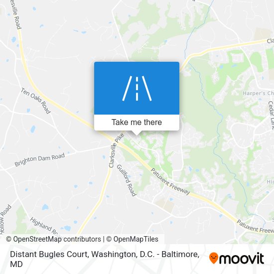 Distant Bugles Court map