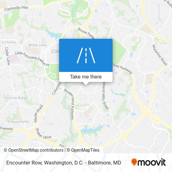 Encounter Row map