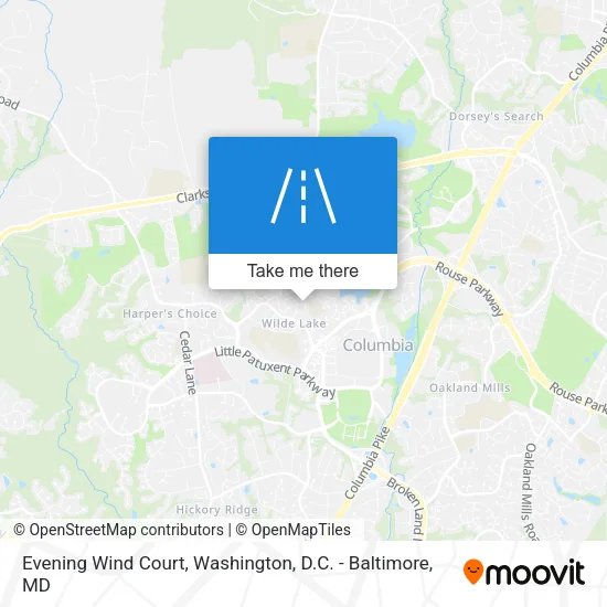Evening Wind Court map