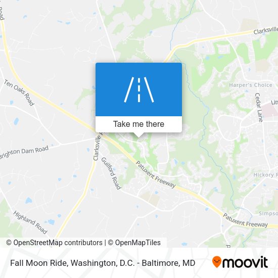 Fall Moon Ride map