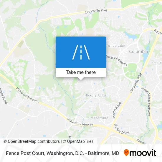 Fence Post Court map
