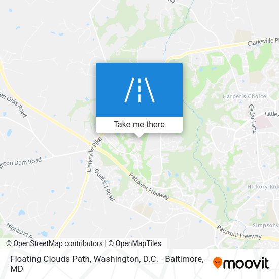 Mapa de Floating Clouds Path