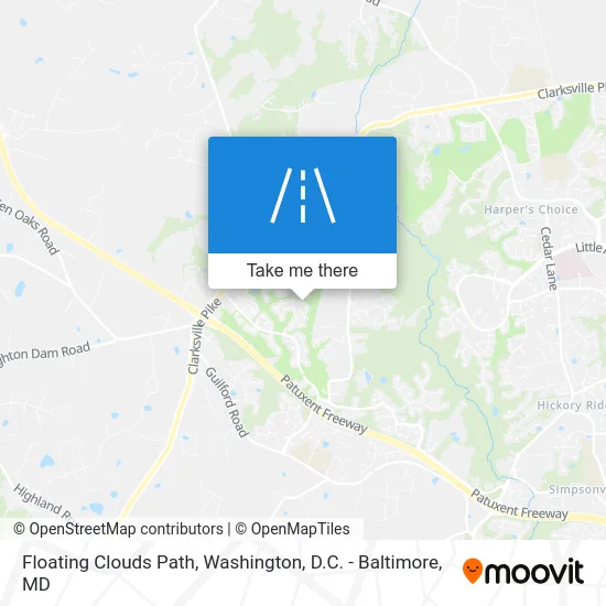 Floating Clouds Path map