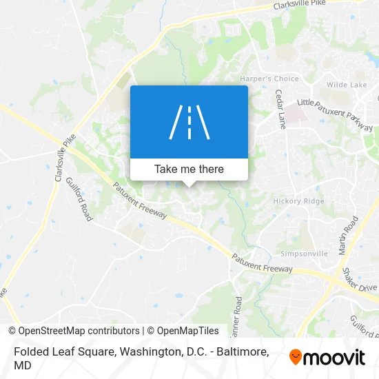 Folded Leaf Square map