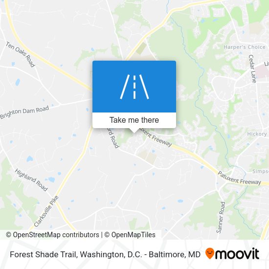 Forest Shade Trail map