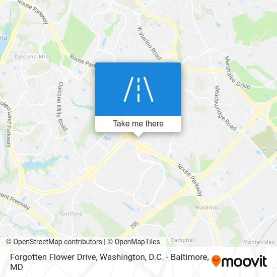 Forgotten Flower Drive map