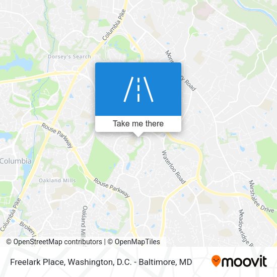 Freelark Place map