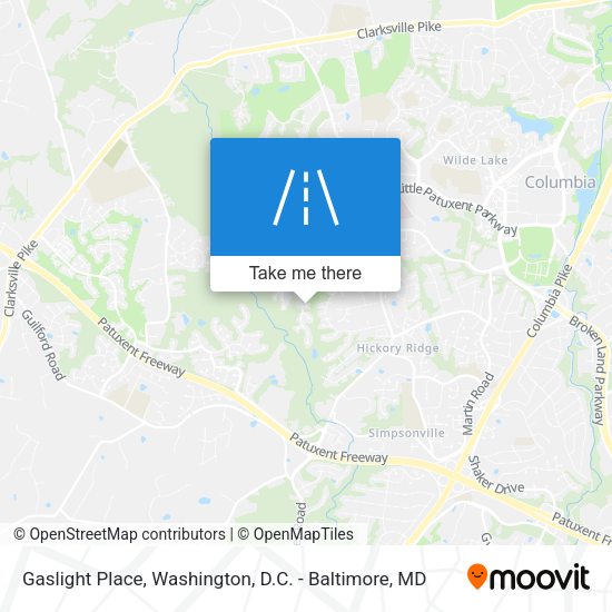 Gaslight Place map