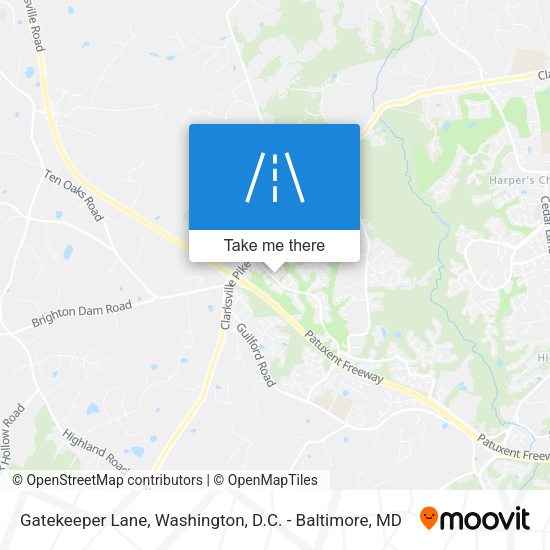 Gatekeeper Lane map
