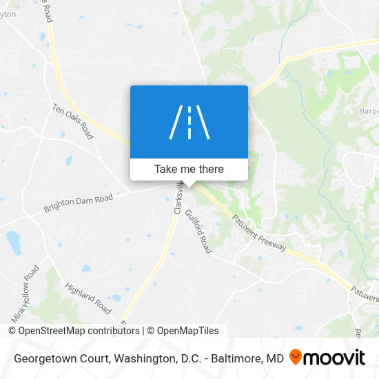 Georgetown Court map